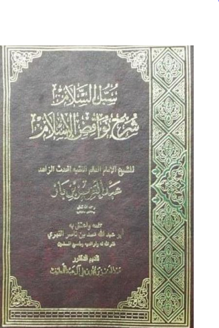 تحميل كتاب سبل السلام شرح نواقض الإسلام Pdf